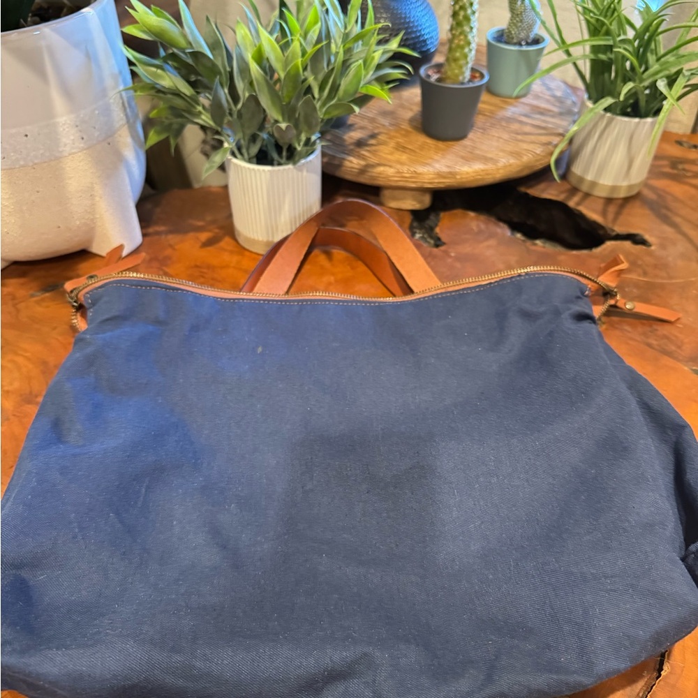 Brown Suede "Charlie" Tote Bag - Picture 7 of 12